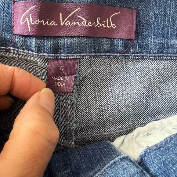 Original Amanda Jeans Classic Fit Tapered Leg Mid-Rise Jeans Size 6 Short NEW - Picture 5 of 6